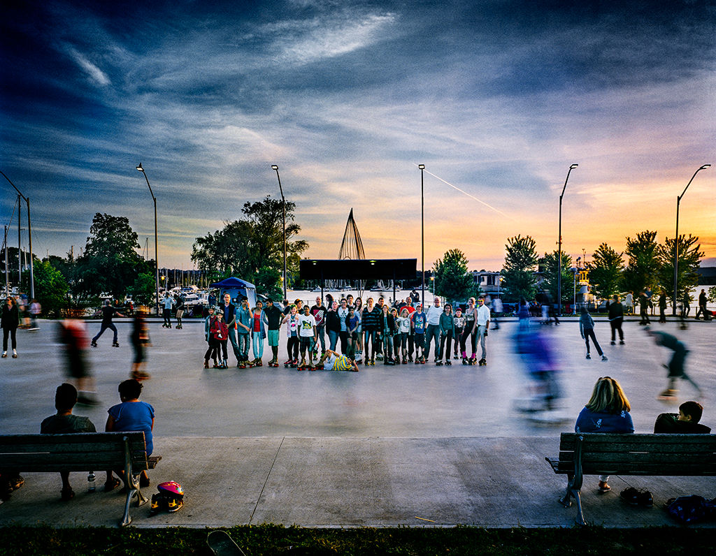 Stephen Brookbank, Roller Rink at the waterfront, Hamilton, Ontario