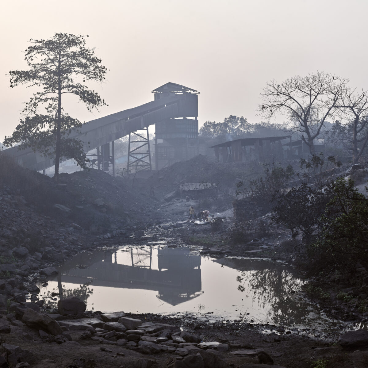 Portrait of Indian coal mine by Sebastian Sardi